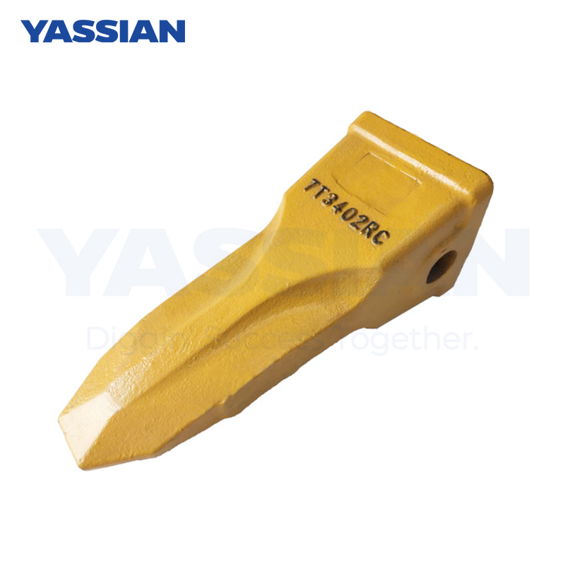 Dientes del cubo de excavador Yassian 7T3402RC Dientes de la roca del excavador