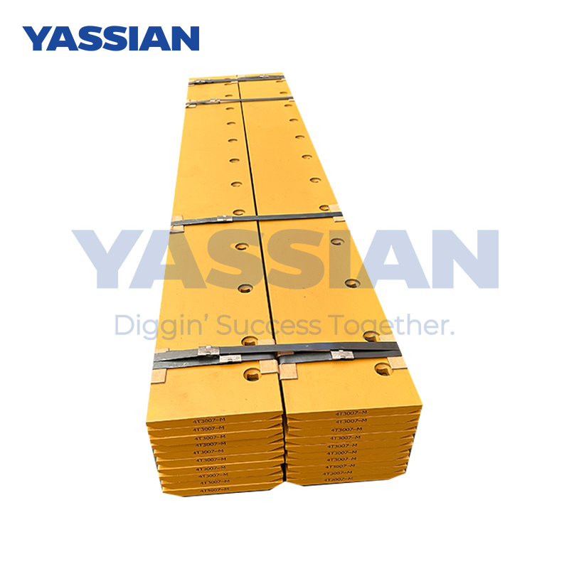 Yassian Construction Machinery Piezas de corte 4T3007 Bulldozer Blade Cutting Edge and End Bits 4T3007
