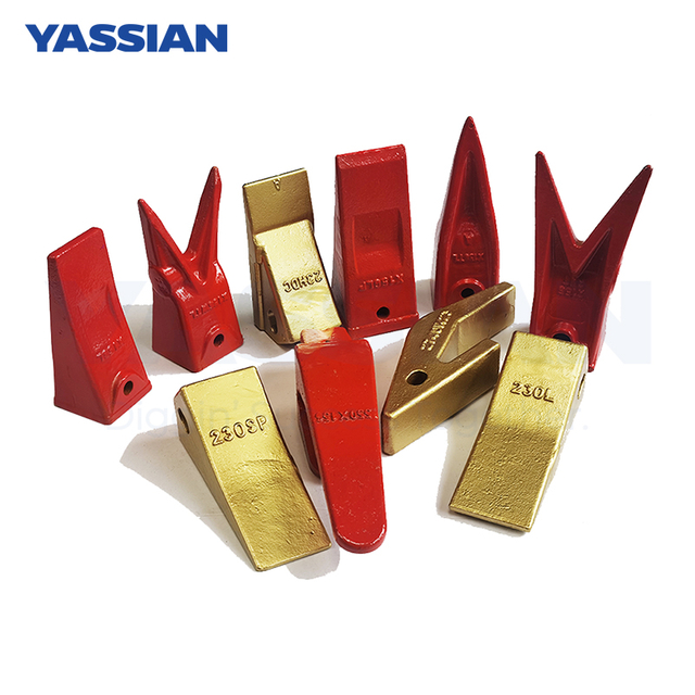Yassian Bucket dientes 230s de piezas de desgaste dientes de cubo 230s 230s de desgaste