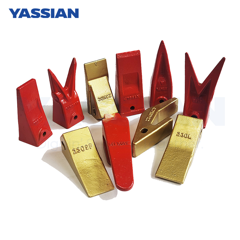 Protector de equipos pesados ​​de Yassian WS300 Proceso de fundición de cera Protector de cubo WS300 Excavador de labios excavador 