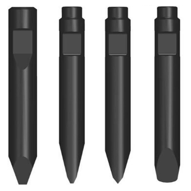Cinceles de martillo hidráulico para excavadoras