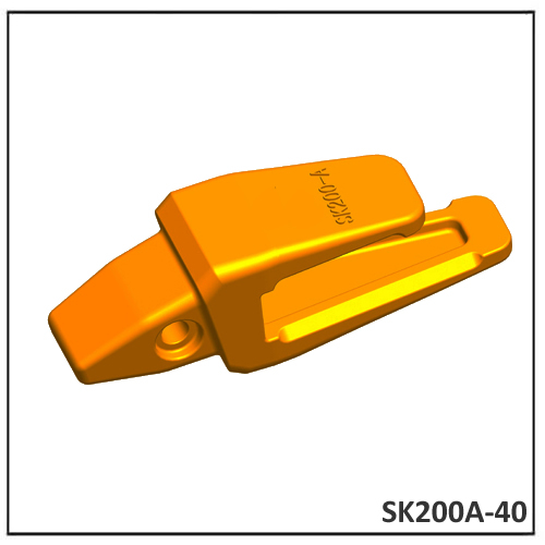 Adaptador de dos correas Adaptador de pin lateral central SK200A-40 para Kobelco