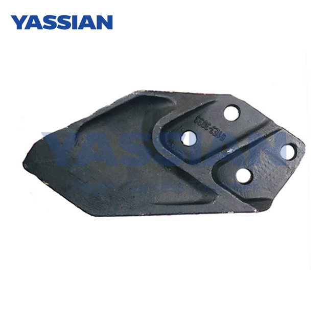 61e3-3033 Cortador lateral de cucharón serie Hyundai R210, diente y adaptador de excavación de cucharón para excavadora y cargador, repuestos para máquinas de construcción