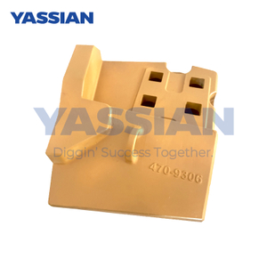 470-9306 Cargador subterráneo CAT de media flecha, lado derecho, 55 mm, borde de corte de media flecha para cargador, CaterpillarProtección de bordes de media flecha soldables/atornillados de repuesto, bordes de segmento de cargadora de ruedas CAT, media flecha