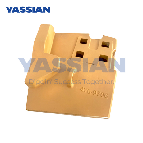 470-9306 Cargador subterráneo CAT de media flecha, lado derecho, 55 mm, borde de corte de media flecha para cargador, CaterpillarProtección de bordes de media flecha soldables/atornillados de repuesto, bordes de segmento de cargadora de ruedas CAT, media flecha