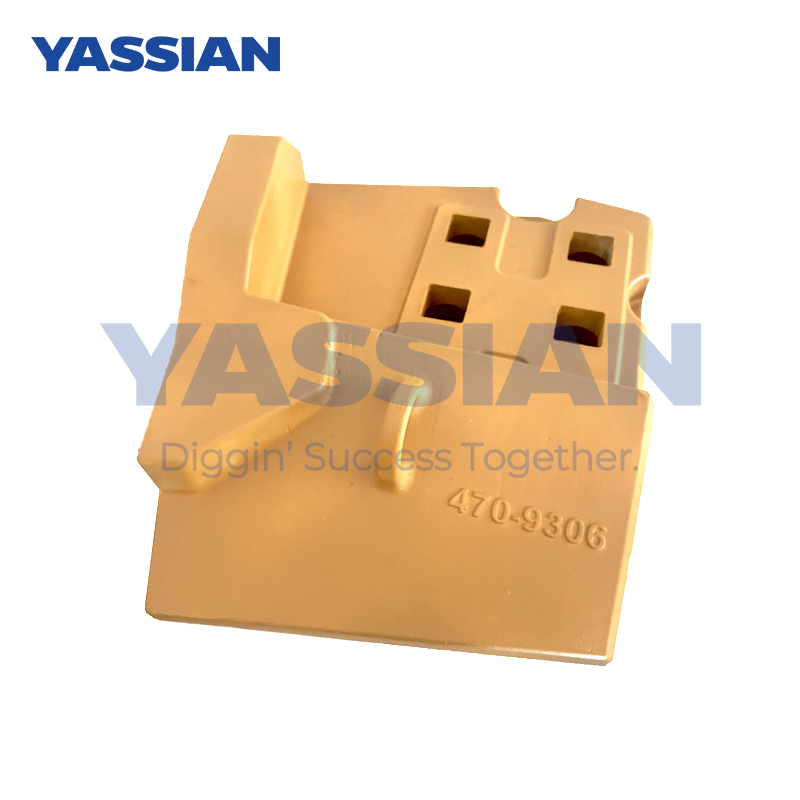 470-9306 Cargador subterráneo CAT de media flecha, lado derecho, 55 mm, borde de corte de media flecha para cargador, CaterpillarProtección de bordes de media flecha soldables/atornillados de repuesto, bordes de segmento de cargadora de ruedas CAT, media flecha