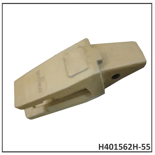 Adaptador H401562H-55 de brecha recta de dientes de cubo de excavadora de tratamiento térmico para Hitachi