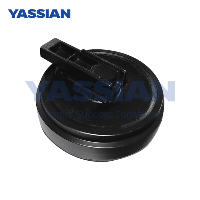 EXCAVATOR Rueda delantera delantera E325 Piezas de repuesto de tren de rodaje Conjunto de rodillo de rolio delantero