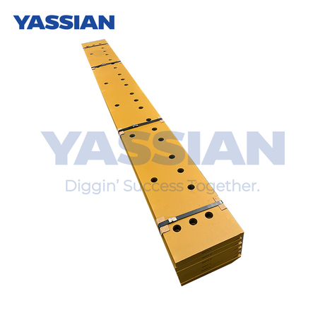 Yassian Loader Cutting Edge 9V6575 Bisez de biselada única en el bucket de cargador de rueda con certificación ISO 9001