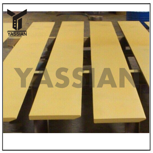 Borde de corte plano de bisel simple de 1 1/4 X 12 X 12 pulgadas