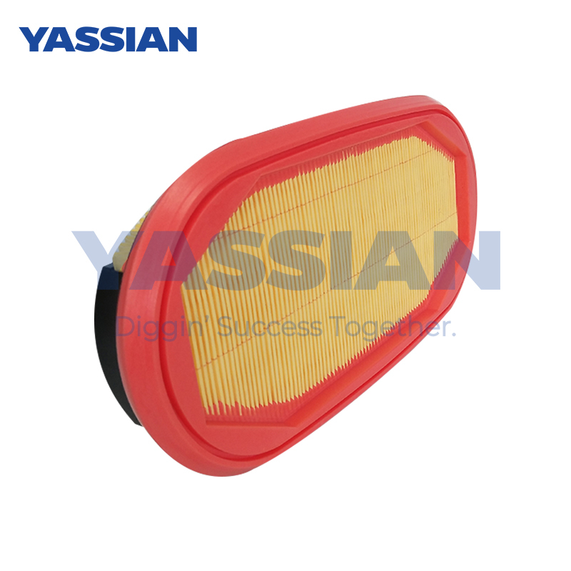 Papel plegado de micrones 34666688 Filtros de combustible de excavadores