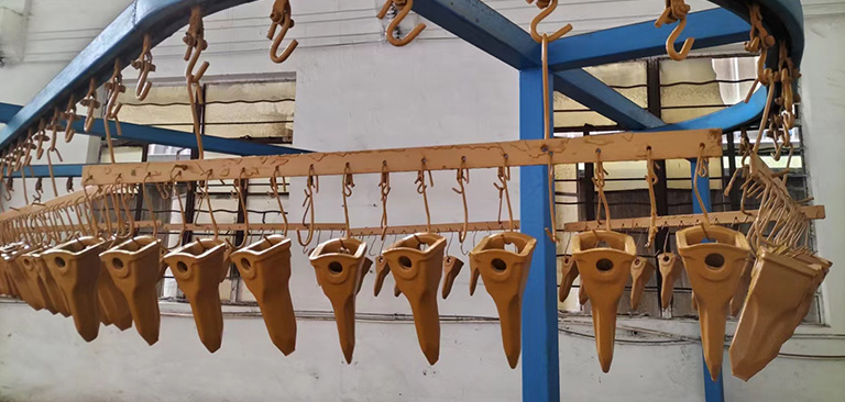 Introducción a los dientes de la retroexcavadora