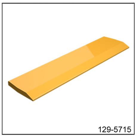 Borde de base plana de bisel simple para soldar de excavadora 40 mm 129-5715, 1295715