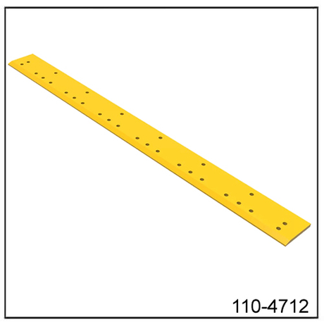 Hoja central del cargador Caterpillar 25 mm 110-4712, 1104712