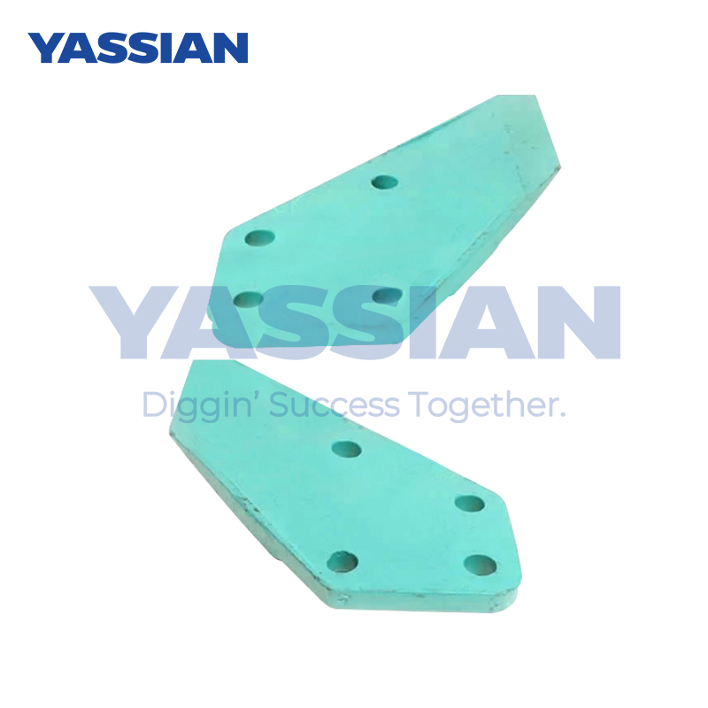 Cortadores laterales de cucharón Kobelco SK200L/R 4 AGUJEROS 2412J35101 2412J35102