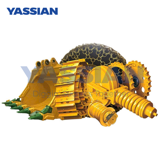 Piezas de maquinaria de construcción de zapatos de pista