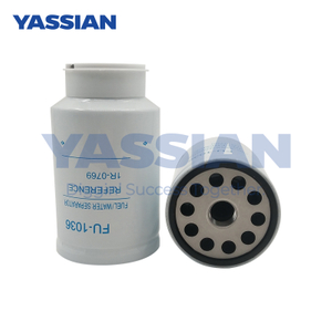 Filtros de aceite de cargador de excavador 3261642 Filtros Panel personalizado