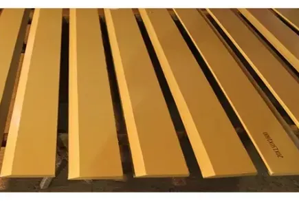 Bordes de corte de excavadores cuchillas de bisel individuales